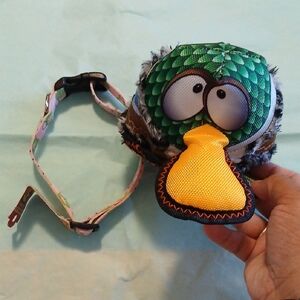 NWT Top Paw Dog Collar M With Duck Toy